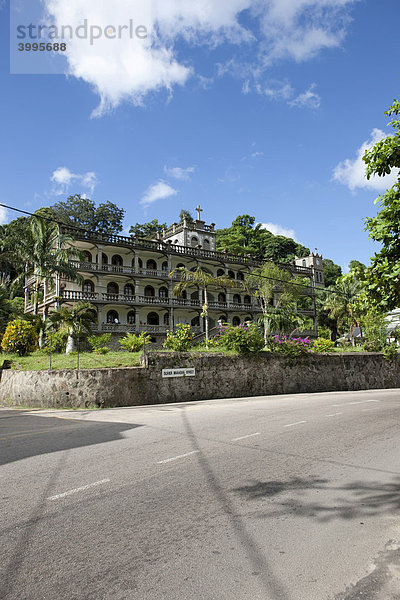 Capuchin House an der Oliver Maradan Street  Hauptstadt Victoria  Insel Mahe  Seychellen  Indischer Ozean  Afrika
