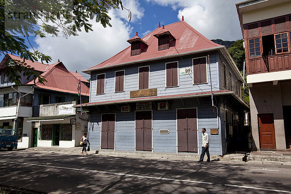 Historisches Museum an der Francis Rachel Street  Hauptstadt Victoria  Insel Mahe  Seychellen  Indischer Ozean  Afrika