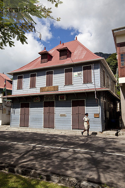 Historisches Museum an der Francis Rachel Street  Hauptstadt Victoria  Insel Mahe  Seychellen  Indischer Ozean  Afrika
