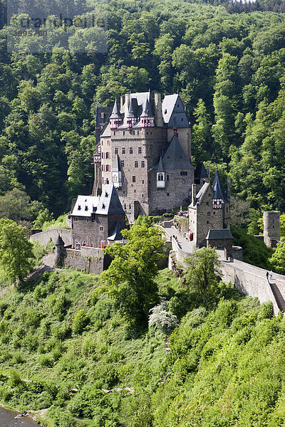 Die Burg Eltz  Wierschern  Rheinland-Pfalz  Deutschland  Europa