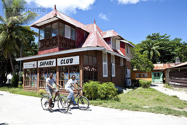 Der Safari Club auf La Digue  Insel La Digue  Seychellen  Indischer Ozean  Afrika