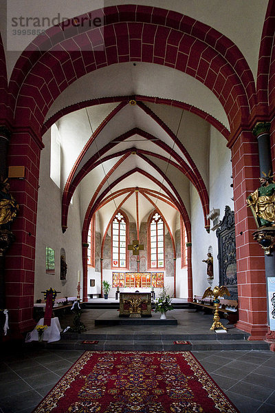 Die Abtei Sayn mit der Stiftskirche  Sayn  Koblenz Rheinland-Pfalz  Deutschland  Europa