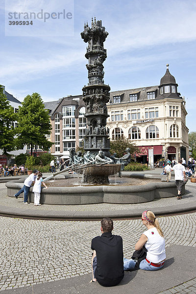 Der Goerres Platz  Koblenz  Rheinland-Pfalz  Deutschand  Europa