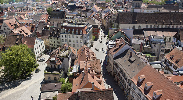 Blick auf die Altstadt von Konstanz  Bodensee  Baden-Württemberg  Deutschland  Europa