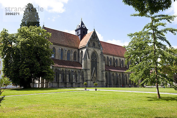 Das hochgotische Salemer Münster in der Reichsabtei Salem  Kloster des Zisterzienserordens  südwestdeutsches Rokoko  Sitz des Internats Schloss Salem  Linzgau  Baden-Württemberg  Deutschland  Europa