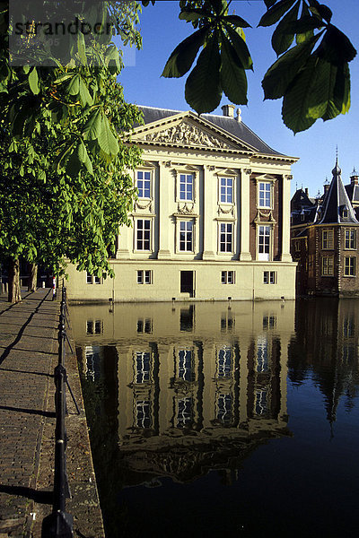 Das Mauritshuis Museum am Hofvijver  Den Haag  Provinz Süd-Holland  Zuid-Holland  Niederlande  Benelux  Europa