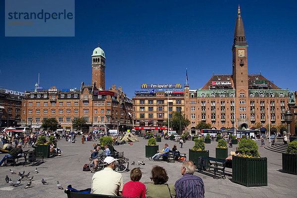 Rathausplatz  Kopenhagen  Dänemark