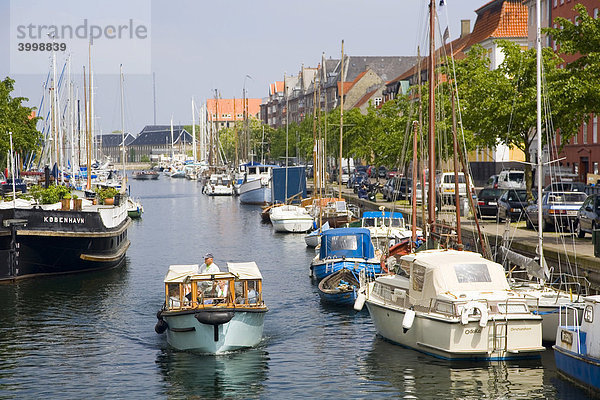 Christianshavns Canal  Kopenhagen  Dänemark  Europa