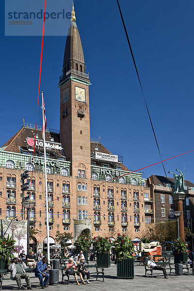 Palace Hotel am Kopenhagener Rathausplatz  Kopenhagen  Dänemark  Europa