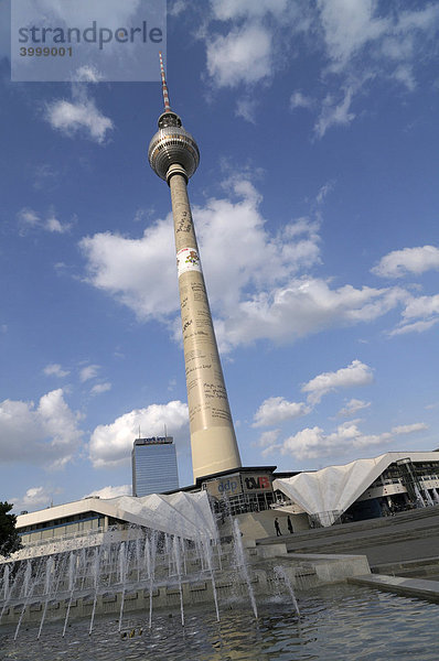 Fernsehturm  Berlin  Deutschland  Europa