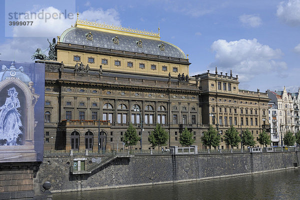 Nationaltheater  Prag  Tschechische Republik  Europa
