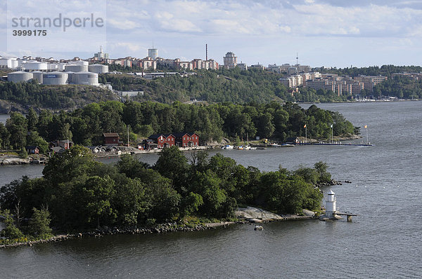 Schären  Schärengarten  Schäreninseln  Stockholm  Schweden  Europa