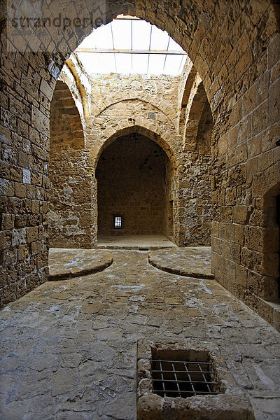 Festung innen  Torspitzbogen  Kato  Paphos  Pafos  UNESCO Weltkulturerbe  Zypern  Europa