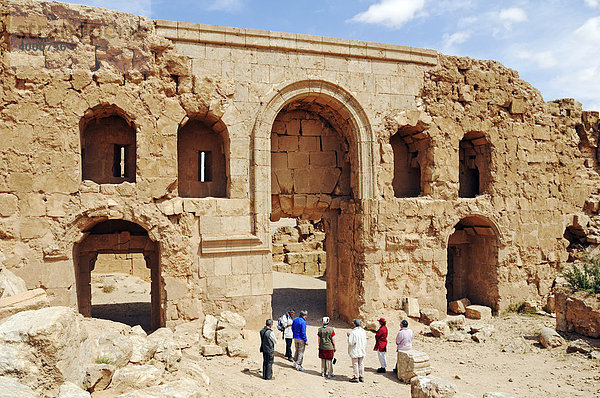 Nordtor der byzantinischen Festung Resafa  Sergiopolis  Syrien  Asien