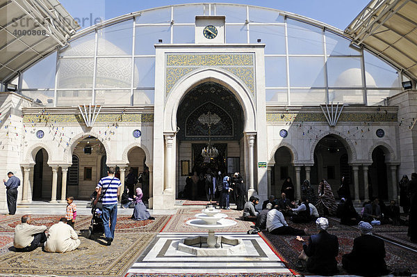 Ruqqaya-Moschee der Schiiten in Damaskus  Syrien  Naher Osten  Asien
