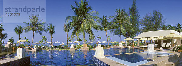 Pool  Ban Khao Lak Hotel  Pak Weeb Beach  Khao Lak  Andamanensee  Thailand  Asien