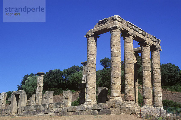 Römisch-punischer Tempel von Antas  Sardinien  Italien  Europa