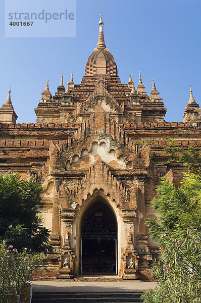Guphaya Tempel  Old Bagan  Pagan  Burma  Birma  Myanmar  Asien