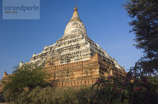 Shwesandaw Pagode  Old Bagan  Pagan  Burma  Birma  Myanmar  Asien