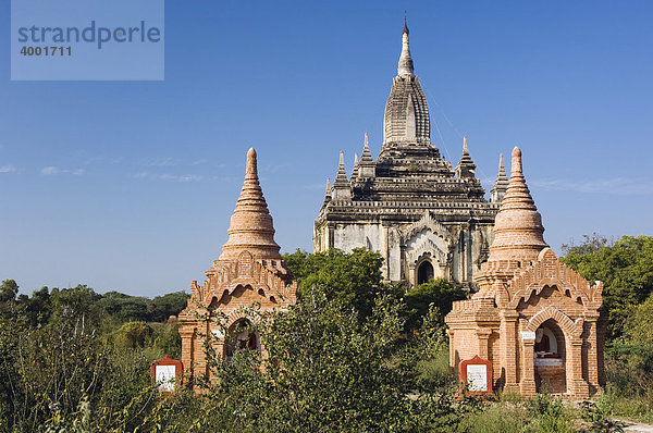 Shwegugyi Pagode  Old Bagan  Pagan  Burma  Birma  Myanmar  Asien