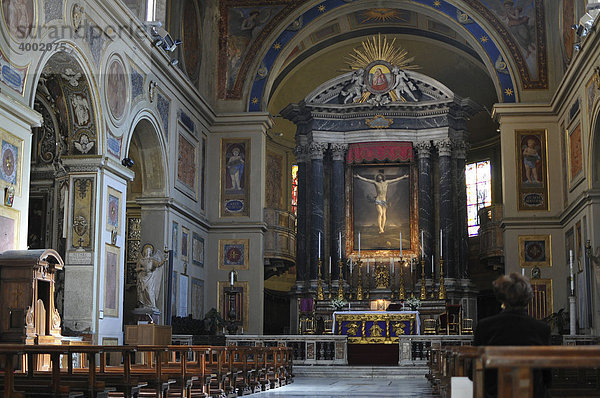 Kirche San Lorenzo in Lucina  Altstadt  Rom  Italien