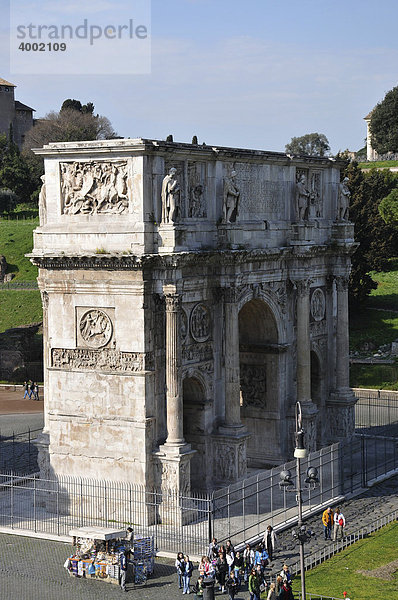 Triumphbogen des Kostantin  Altstadt  Rom  Italien  Europe