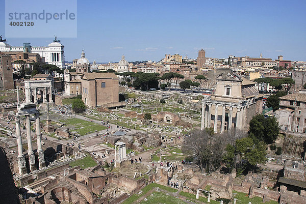 Forum Romanum  Altstadt  Rom  Italien  Europa  Europa