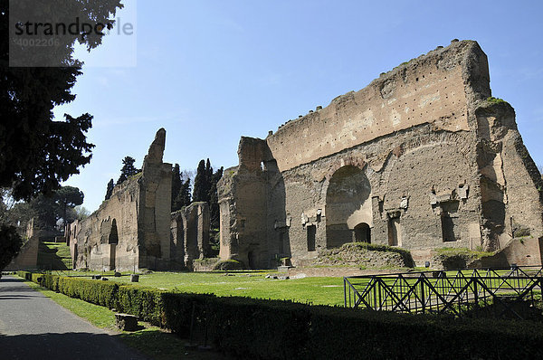 Terme di Caracalla  Altstadt  Rom  Italien  Europa