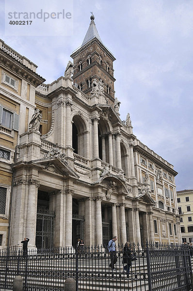 Fassade  Basilica di Santa Maria Maggiore  Altstadt  Rom  Italien  Europa