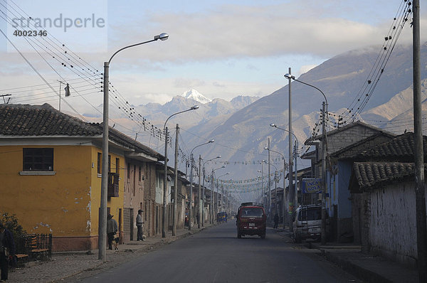 Urubamba Tal  am Weg zum Machu Picchu  Peru  Südamerika  Lateinamerika
