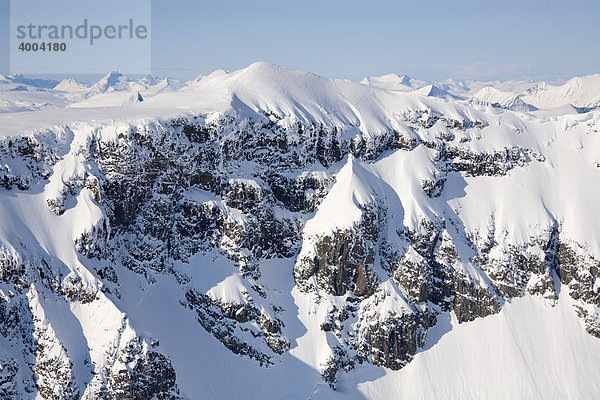 Blick auf das Kebnekaise-Massiv in Lappland  Nord-Schweden  Schweden