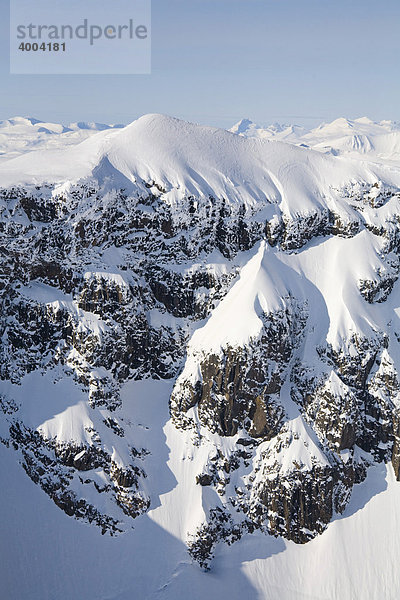 Blick auf das Kebnekaise-Massiv in Lappland  Nord-Schweden  Schweden