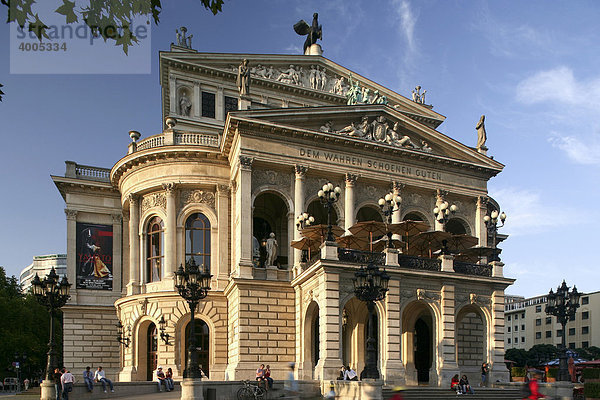 Alte Oper  Frankfurt am Main  Hessen  Deutschland  Europa