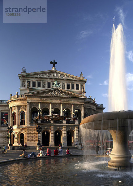 Alte Oper  Frankfurt am Main  Hessen  Deutschland  Europa