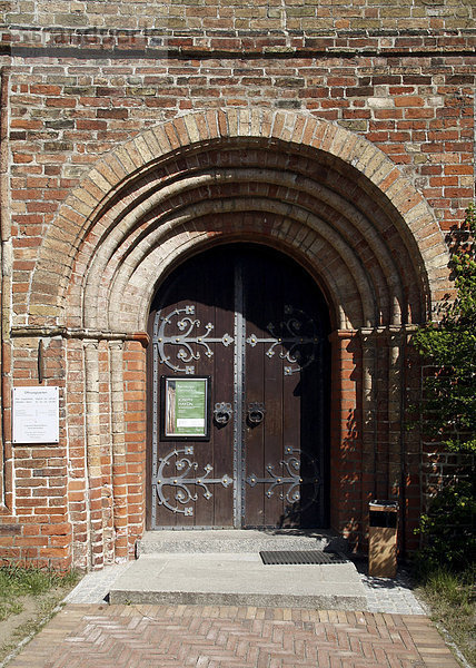 Portal des Ratzeburger Doms  Ratzeburg  Schleswig-Holstein  Deutschland  Europa