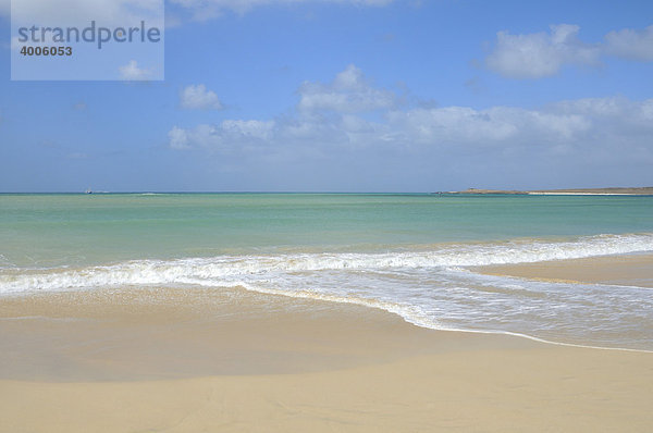 Strand Praia de Carlota  Insel Boa Vista  Kapverdische Inseln  Kap Verde  Afrika