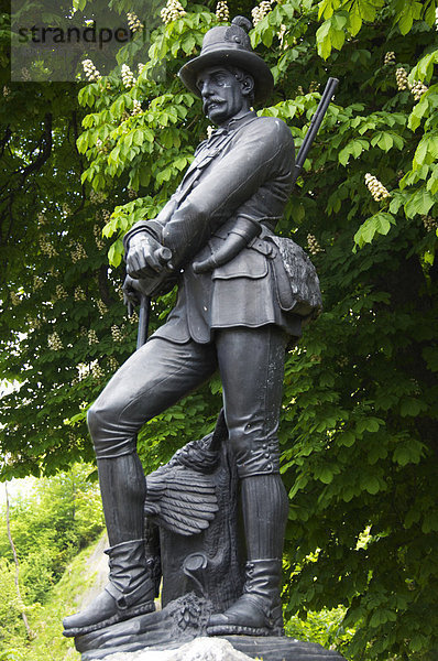 Statue Erzherzog Johann  Bad Aussee  Salzkammergut  Steiermark  Österreich