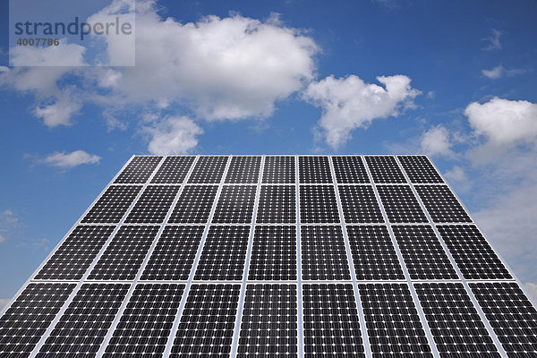 Solarzellen  Solarmodule  Solarkraftwerk  Photovoltaikanlage