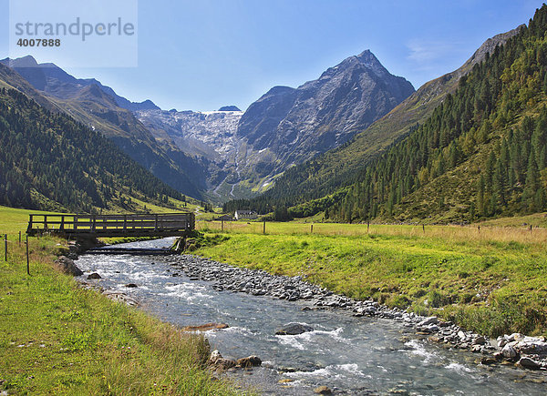Liesenser Fernerkogel  Lüsenser  Gletscher  Lüsenser Tal  Hospiz  Stubaier Alpen  Tirol  Österreich  Europa