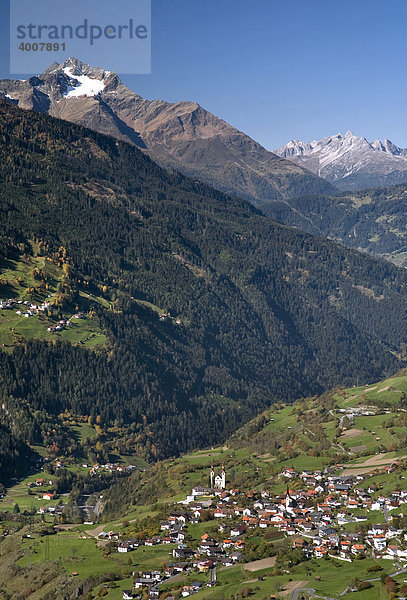 Pillerhöhe  Am Gachenblick  Gacher Blick  Fließ  Hochgallmig  Inn  Oberinntal  Tirol  Österreich  Europa