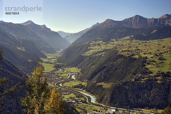 Ried im Oberinntal  Inn  Tirol  Österreich  Europa