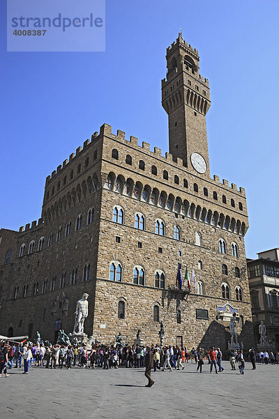 Palazzo Vecchio  Firenze  Florenz  Toskana  Italien  Europa