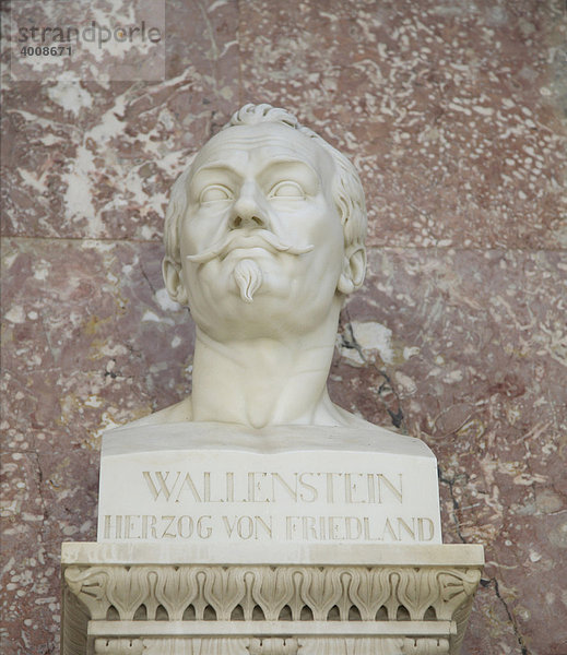 Büste des Albrecht von Wallenstein  Herzog und General des dreißigjährigen Krieges