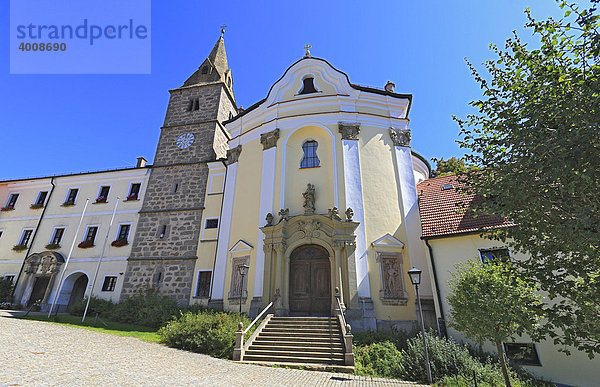 Klosterkirche des Zisterzienserklosters Frauenthal bei Creglingen  Main-Tauber-Kreis  Baden-Württemberg  Deutschland