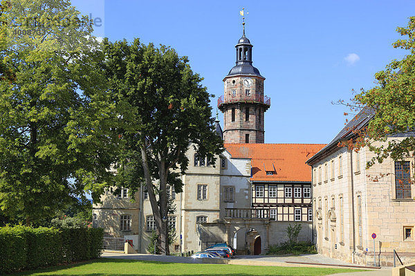 Schloss Bertholdsburg in Schleusingen  Landkreis Hildburghausen  Thüringen  Deutschland  Europa