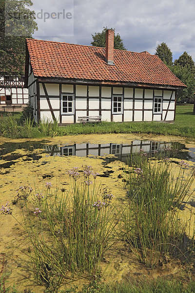 Hennebergisches Freilichtmuseum beim Kloster Veßra  Landkreis Hildburghausen  Thüringen  Deutschland  Europa