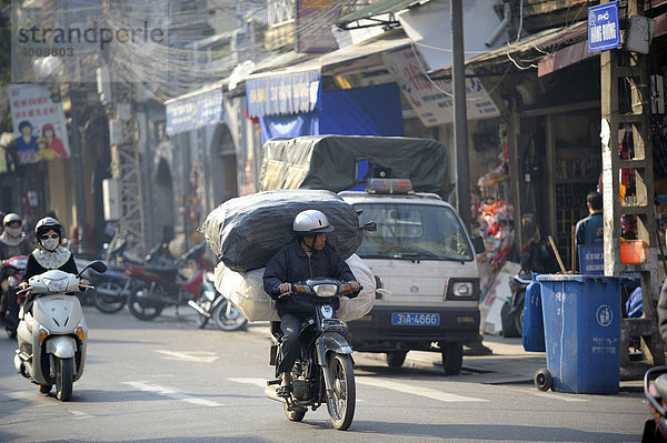 Mofaverkehr  Hanoi  Vietnam  Südostasien