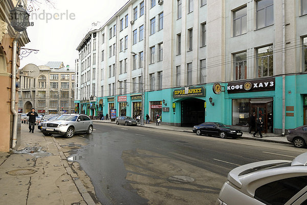 Varvarka-Straße  Moskau  Russland