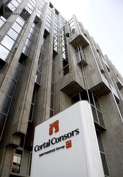 Direktbank Cortal Consors  gehört zur Bank BNP Paribas Group  Luxemburg  Europa