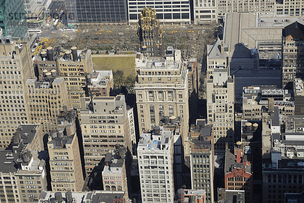 Hochhäuser nahe Empire State Building  New York  USA
